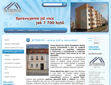 Tablet Screenshot of bytservis-ji.cz